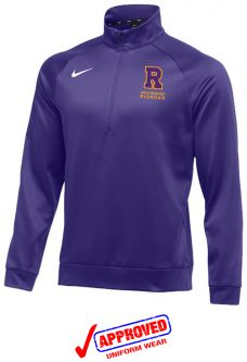 Men's Long-Sleeve 1/4-Zip Training Top, Purple